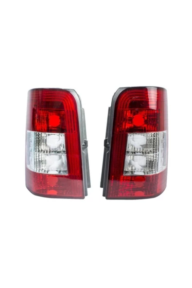 USLU OTO Peugeot Partner Sağ + Sol Stop Lambası Takım Çift Kapı 2003-2008 ürün görseli 1