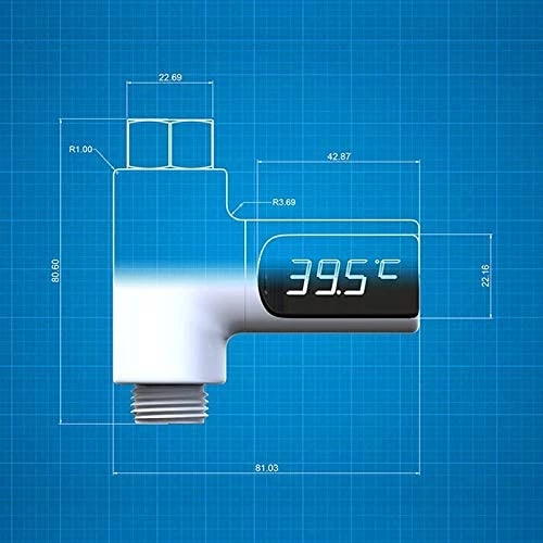 OEM LS-01 Dijital Duş Termometresi - Resim 4