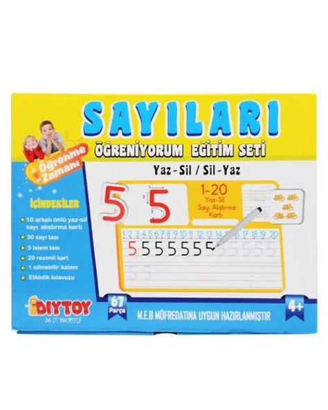 Diytoy Sayıları Öğreniyorum Eğitim Seti ürün görseli 1