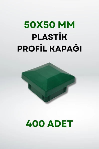 Plastik Profil Kapağı 50x50 MM (400 Adet) - Resim 2