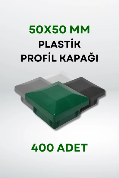 Plastik Profil Kapağı 50x50 MM (400 Adet) ürün görseli 1
