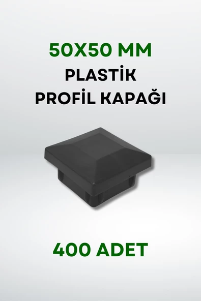 Plastik Profil Kapağı 50x50 MM (400 Adet) - Resim 4