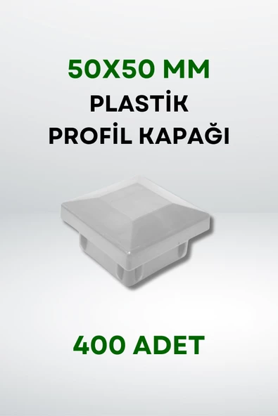Plastik Profil Kapağı 50x50 MM (400 Adet) - Resim 5