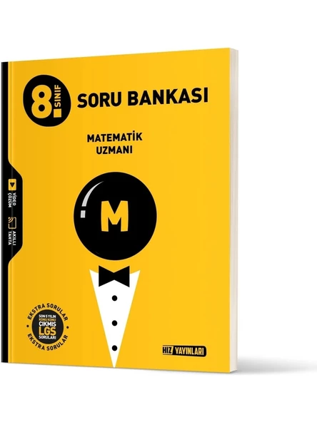 Hız Yayınları 8. Sınıf Matematik Uzmanı Soru Bankası ürün görseli 1