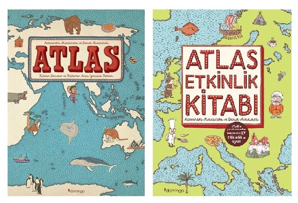 Atlas + Atlas Etkinlik Kitabı 2 Kitap ALEKSANDRA MIZIELINSKA ürün görseli 1