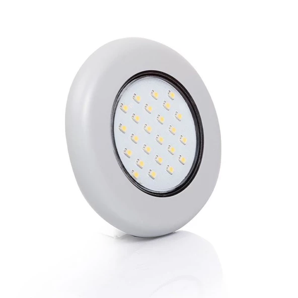 Sanel Spot Yüzey 24 Led Lamba Su Geçirmez 12V Beyaz STCS12W24 ürün görseli 1