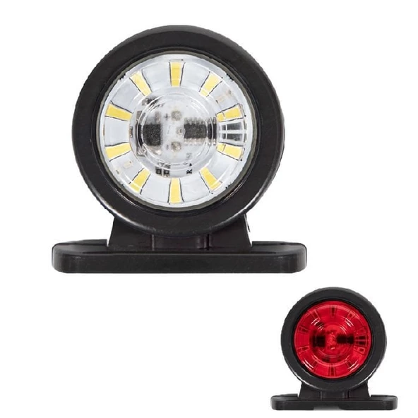 Mini Düz Lamba Döner 70Mm 12V-24V Beyaz - Kırmızı - FR1136-WR ürün görseli 1