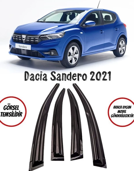Dacia Sandero Cam Rüzgarlığı 2021 ve Sonrası ürün görseli 1