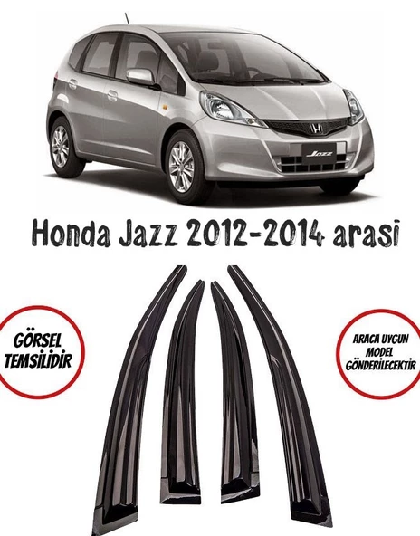 Honda Jazz 2012-2014 Arası Cam Rüzgarlığı 4-lü ürün görseli 1