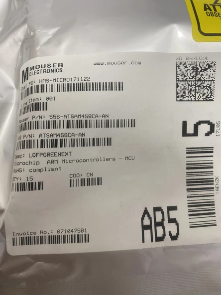 Microchip Technology ATSAM4S8CA-AN Mikrodenetleyici 15 Adet - Resim 3