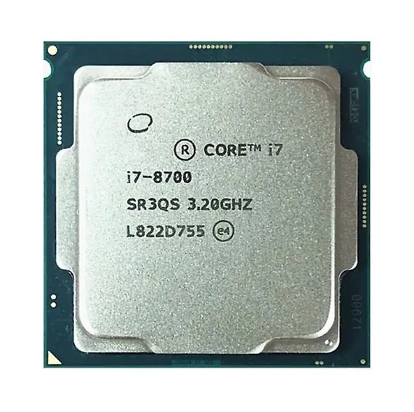 Intel Core i7-8700 SR3QS 3.20 GHz 6 Çekirdek 12 MB Cache Tray Işlemci (Sıfırlanmış) ürün görseli 1