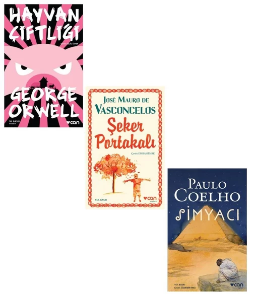 Hayvan Çiftliği + Şeker Portakalı + Simyacı Set 3 Kitap ürün görseli 1