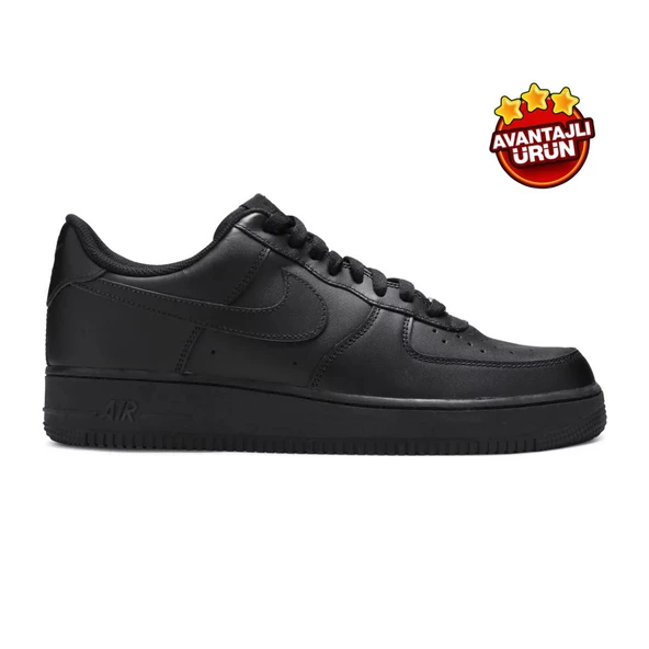 Nike Air Force 1 07 Triple Black ürün görseli 1