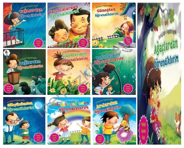 Doğadan Öğreniyorum Serisi 10 Kitap Takım ürün görseli 1