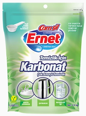 ERNET TEMİZLİK İÇİN KARBONAT 1,5 KG ürün görseli 1