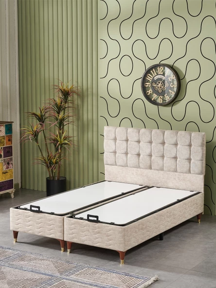 Beehanem (150X200) Çift Kişilik Sandıklı Baza (150x200) YATAK+BAŞLIK DAHİL DEĞİLDİR!!! ürün görseli 1