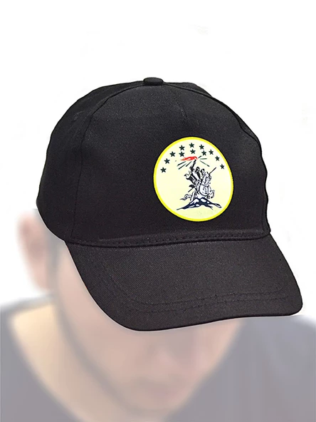 Nart Sosruko Baskılı Siyah Şapka - Resim 6