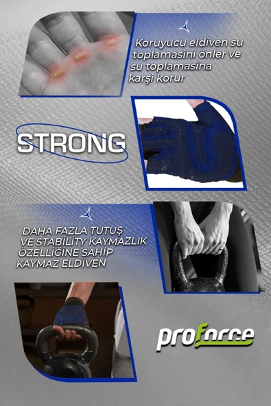Proforce Fitness Body Eldiveni Strong L - Resim 2