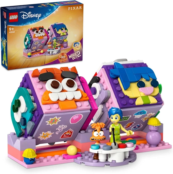 LEGO Disney Ters Yüz 2 Duygu Küpleri 43248 9 Yaş ve Üzeri Çocuklar için Pixar’dan Neşe ve Kaygı Karakterlerini İçeren Ya ürün görseli 1