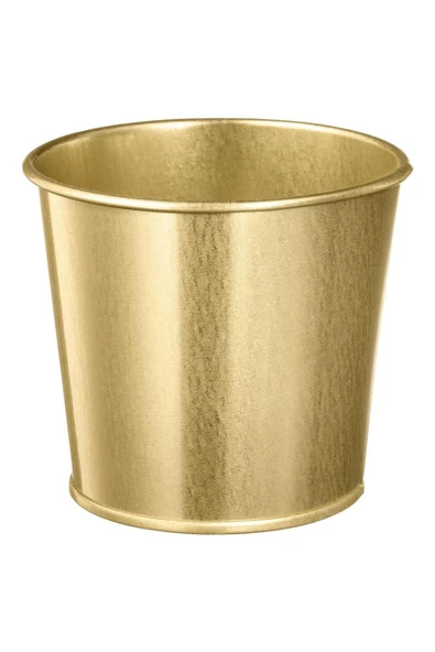 IKEA Daıdaı Galvanizli Çelik Saksı - Gold Pirinç Rengi - 9 Cm ürün görseli 1