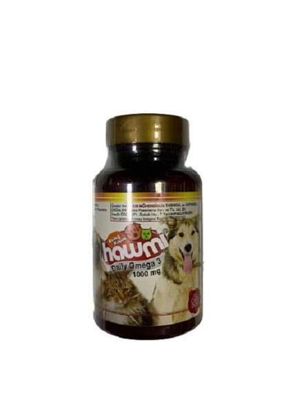 Hawmi Daily 1000 mg Kedi ve Köpekler İçin Omega 3 ürün görseli 1