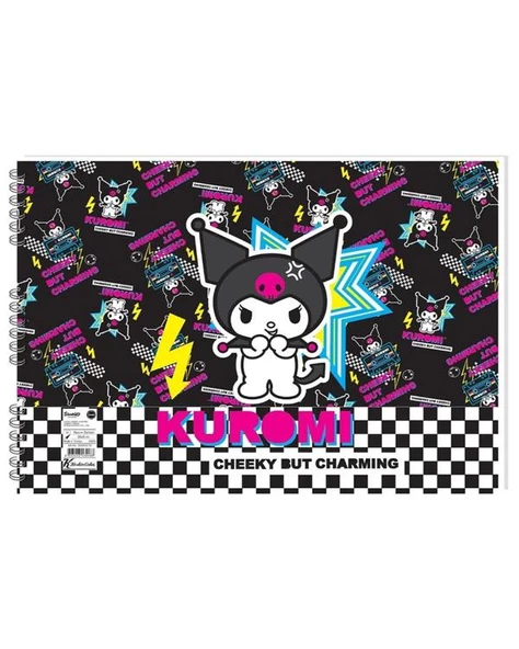 Keskin Color Kuromi 25x35 15 Yaprak Spiralli Resim Defteri ürün görseli 1