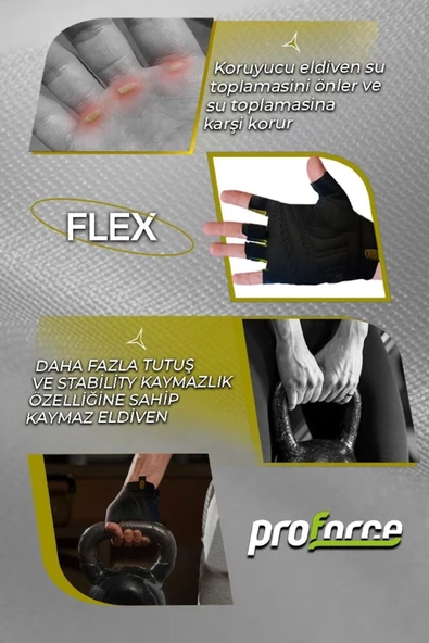 Proforce Fitness Body Eldiveni Flex L - Resim 2