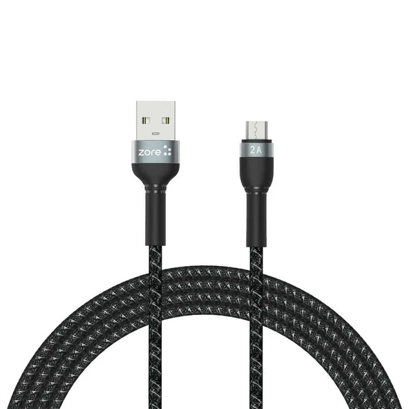 Shira Serisi Micro USB File Örgü Şarj Kablosu 2m ürün görseli 1