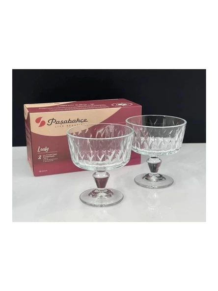 Paşabahçe 440414 Leafy Dondurmalık 260 cc 2'li - Resim 2