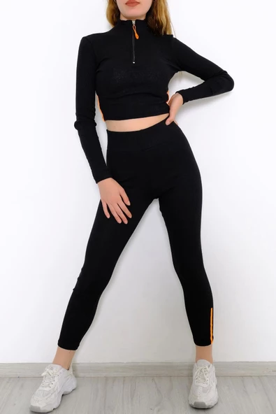 Baskılı Oversize T-shirt - Siyah - Resim 7