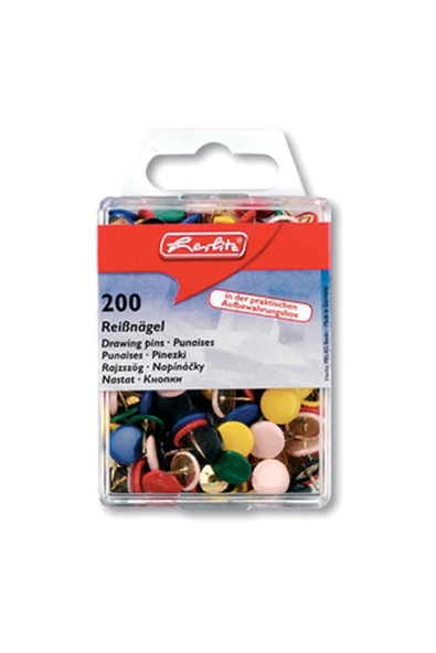 Herlitz 200 Lü Raptiye Renkli 8770109 ürün görseli 1