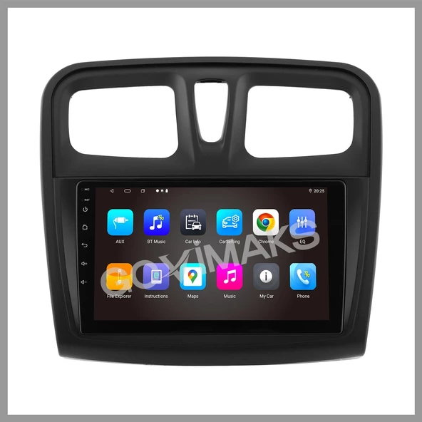 DACIA SANDERO LOGAN 2015-2018 UYUMLU 2 GB RAM 32 GB HAFIZA ANDROID MULTIMEDIA TEYP ürün görseli 1