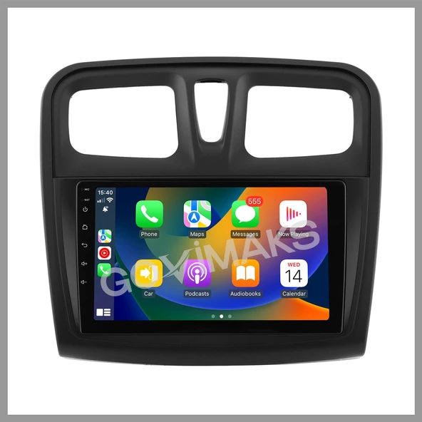 DACIA SANDERO LOGAN 2015-2018 UYUMLU 4 GB RAM 64 GB HAFIZA ANDROID MULTIMEDIA TEYP ürün görseli 1