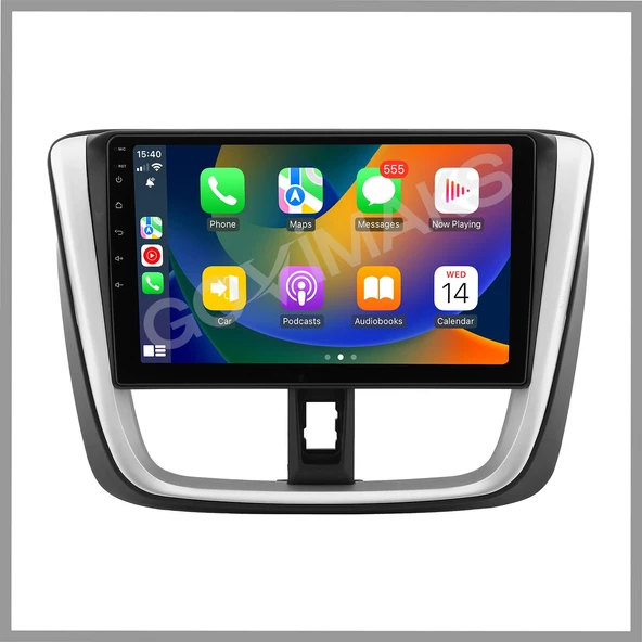 TOYOTA VIOS YARIS 2016-2019 UYUMLU 6 GB RAM 128 HAFIZA ANDROID MULTIMEDIA TEYP ürün görseli 1