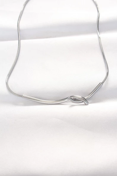 316L Çelik Silver Renk Kolye ürün görseli 1