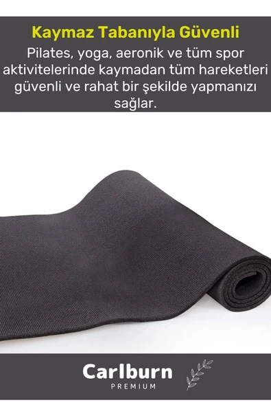 Premium Su Geçirmez Konforlu Taşıma Askılı Çift Taraflı Zemin Çadır Uyku Kamp Matı Yer Minderi 10mm ürün görseli 1