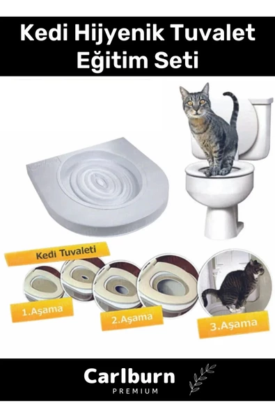 Özel Üretim Klozet Alıştırma Kapağı Kum Kabı Wc Yavru Yetişkin Kedi Hijyenik Tuvalet Eğitim Seti ürün görseli 1