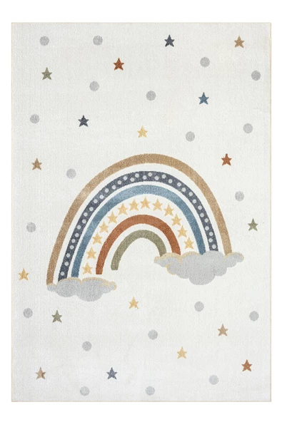 Konfor Bohem Kids Rainbow Modern Dokuma Çocuk Halısı ürün görseli 1