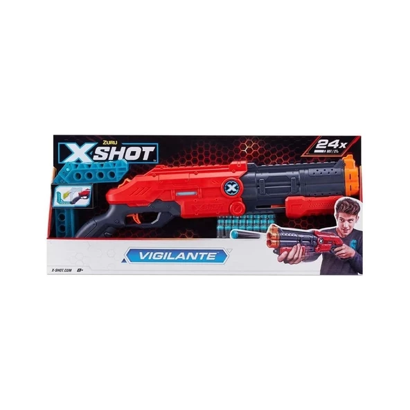 36436 Zuru X-Shot Silah Sünger Atan Excel-Vigilante 24 Mermi -Sunman ürün görseli 1