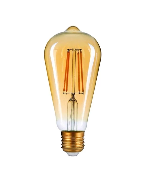 4W Rustik Ampul 2500K (Sarı Işık) ST64 ürün görseli 1