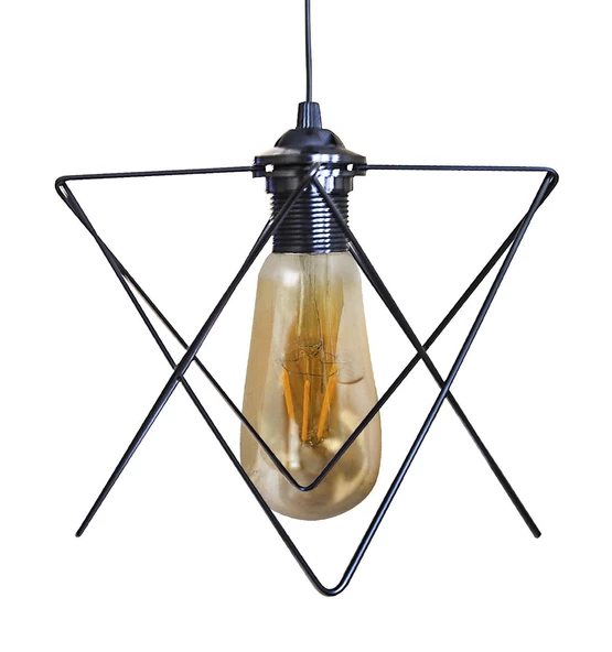 D-light Bade Tekli Avize Siyah - Resim 2