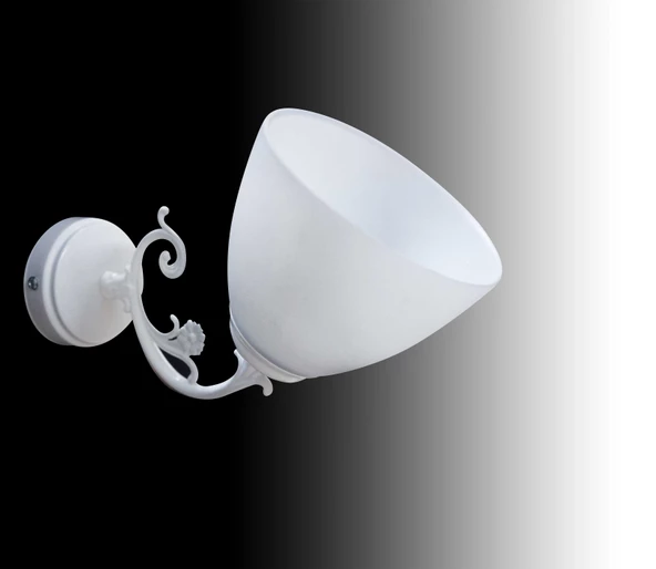 D-light Zamak Çiçek Aplik Beyaz - Resim 2