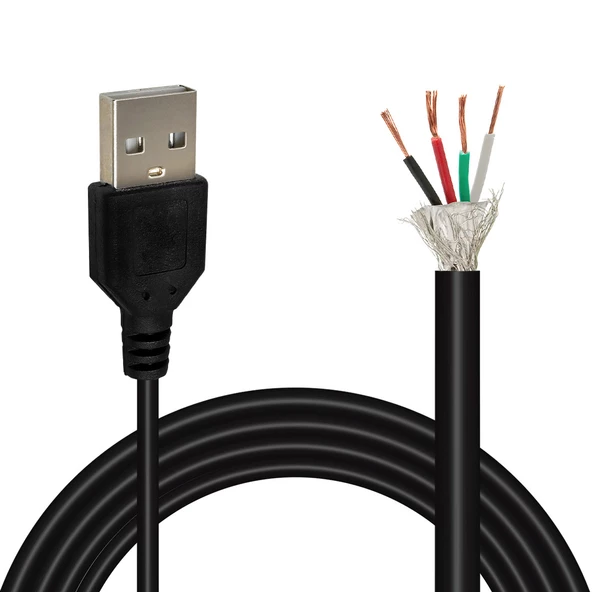 1.5 Metre Açık Uçlu Usb Kablo 15875 ürün görseli 1