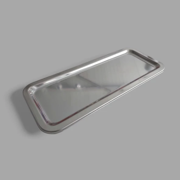 Paslanmaz Pasta Tepsisi 10x30 Cm ürün görseli 1