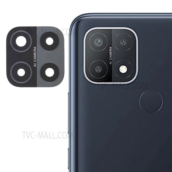 Oppo A15S Arka Kamera Camı (Çıtasız Sadece Cam) ürün görseli 1