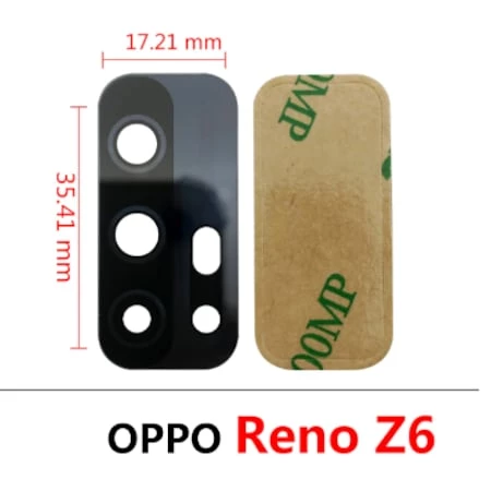 Oppo Reno Z6 Arka Kamera Camı (Çıtasız Sadece Cam) ürün görseli 1