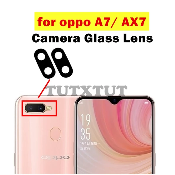 Oppo A7 2018 Arka Kamera Camı (Çıtasız Sadece Cam) ürün görseli 1