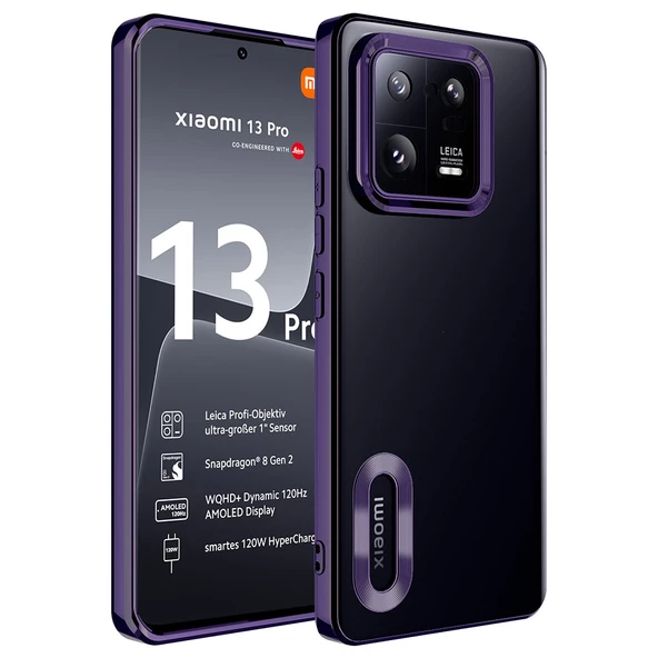 Xiaomi Mi 13 Pro Kılıf Kamera Korumalı Logo Gösteren Omega Kapak kılıf ürün görseli 1