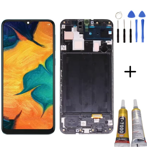 TE Samsung A40S A407F Uyumlu Çıtalı Lcd Ekran Servis + Montaj Kiti ürün görseli 1