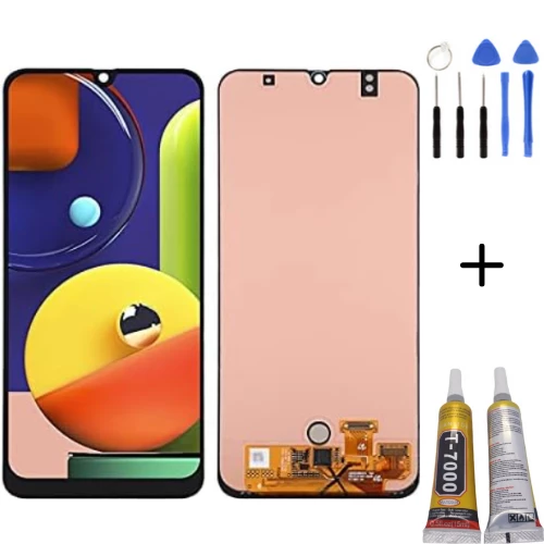TE Samsung A50S A507F Uyumlu OLED Lcd Ekran + Montaj Kiti ürün görseli 1